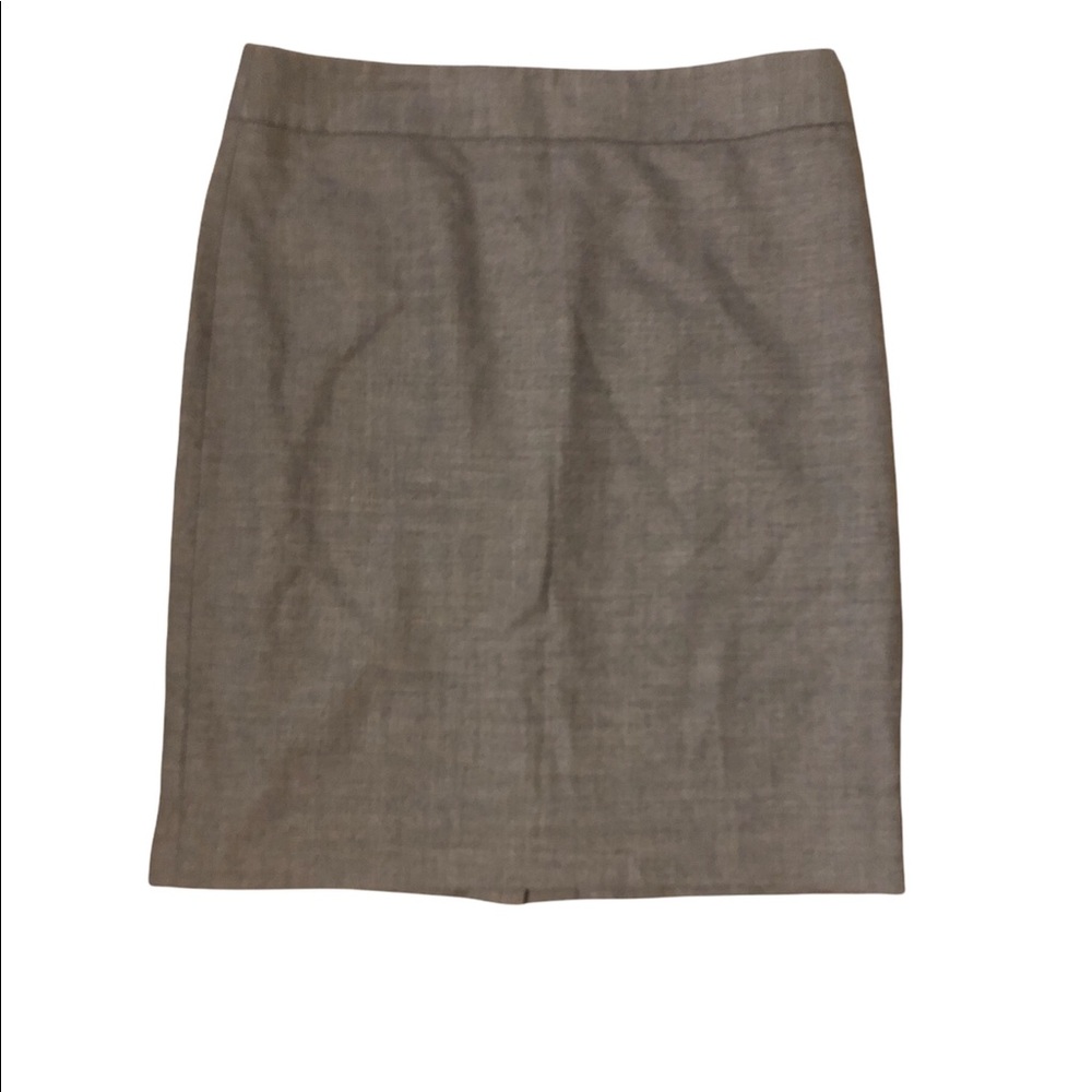 J. Crew U.K. Grey Pencil Skirt